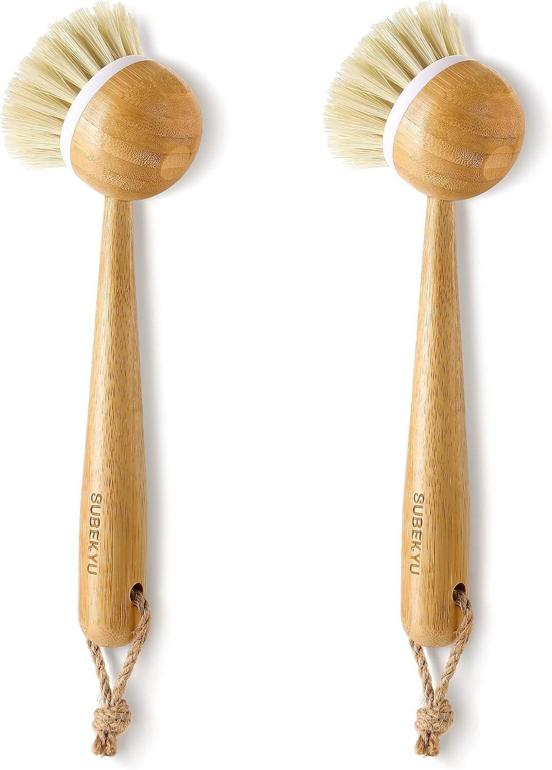SUBEKYU-Dish-Brush-with-Handle,-Natural-Bamboo-Dish-Scrubber-Brush,-1988