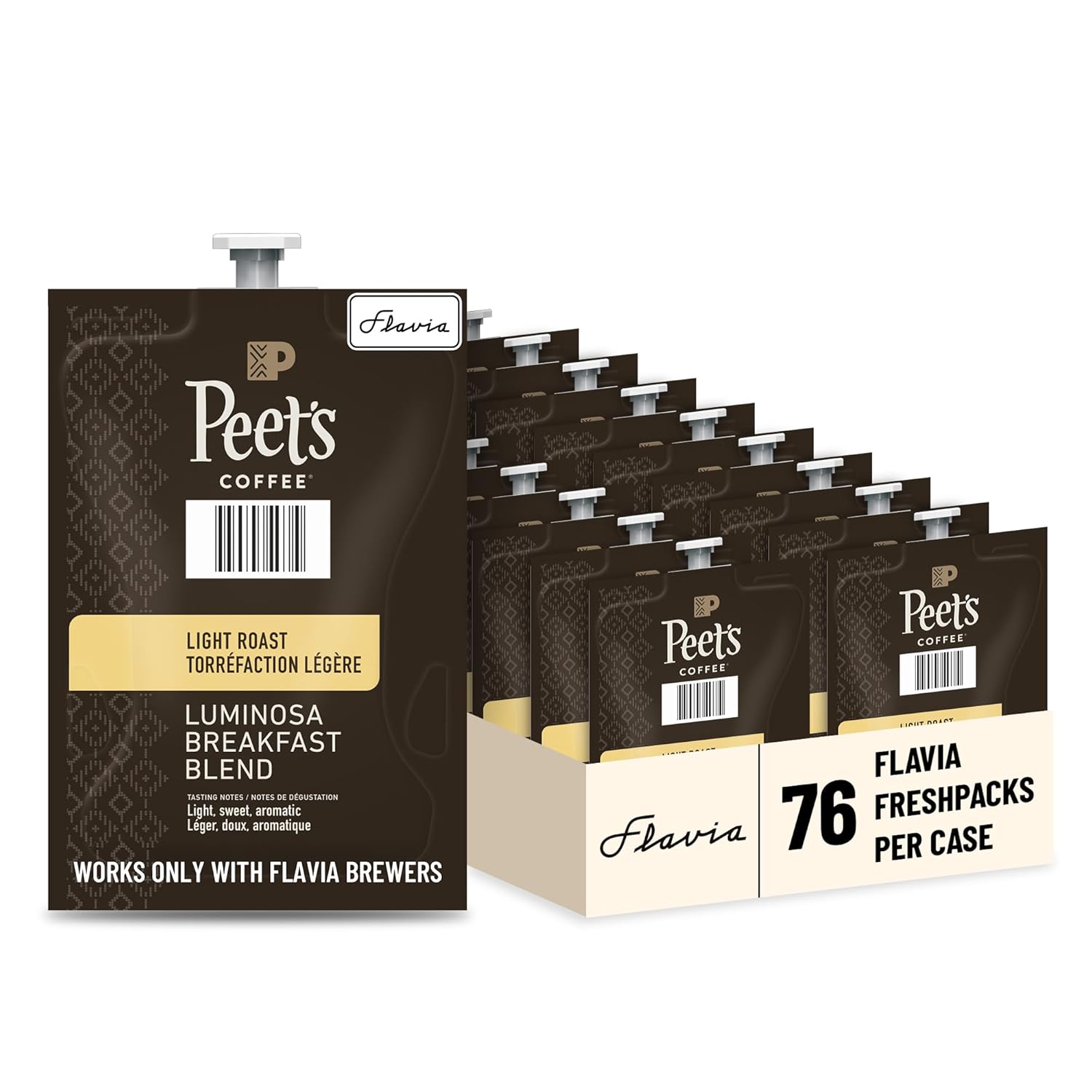 FLAVIA-PEET'S-COFFEE,-Colombia-Luminosa,-20-paquetes-frescos-(paquete-de-4)--289