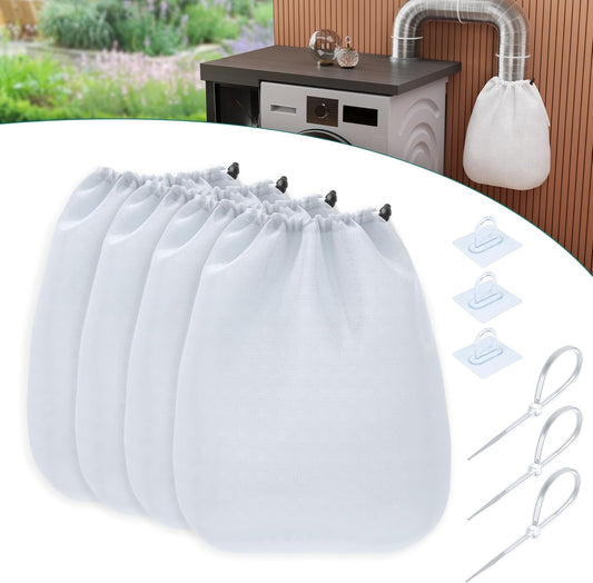 4-Pack-Dryer-Vent-Lint-Catcher-Bag,Indoor-Outdoor-Dryer-Vent-748