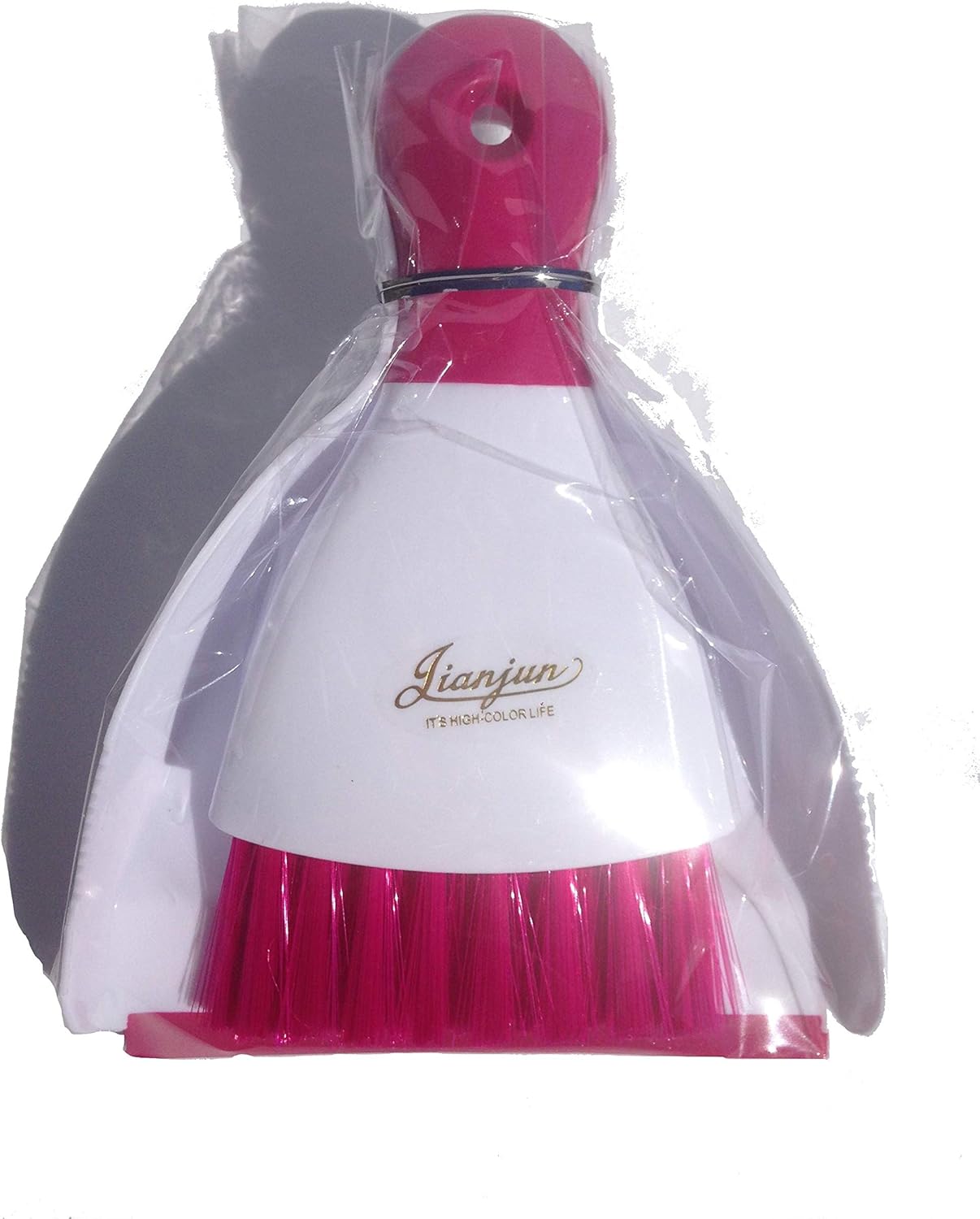 Powerstone-Pumice-Mini-Dustpan-&-Brush,-Red-for-Kitchen,-Bathroom,-1905