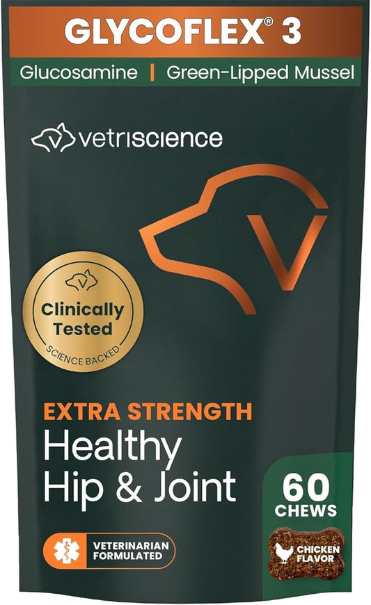 VetriScience-Extra-Strength-Healthy-Hip-&-Joint-Chews,-GlycoFlex-Glucosamine-and-Mussel-2480