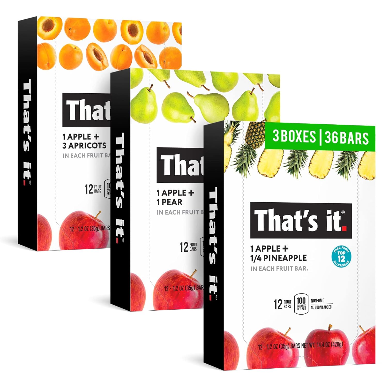 That's-it.-(36-Count)-Variety-Pack-|-Apricot,-2116