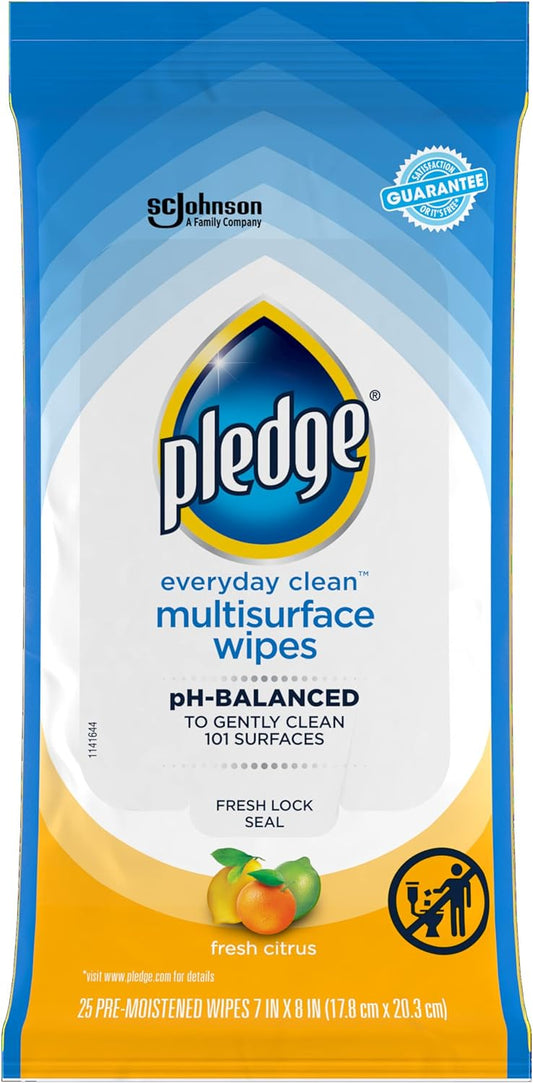 Pledge-Multisurface-Cleaning-Wipes,-pH-Balanced,-Fresh-Citrus,-25-Count-5114