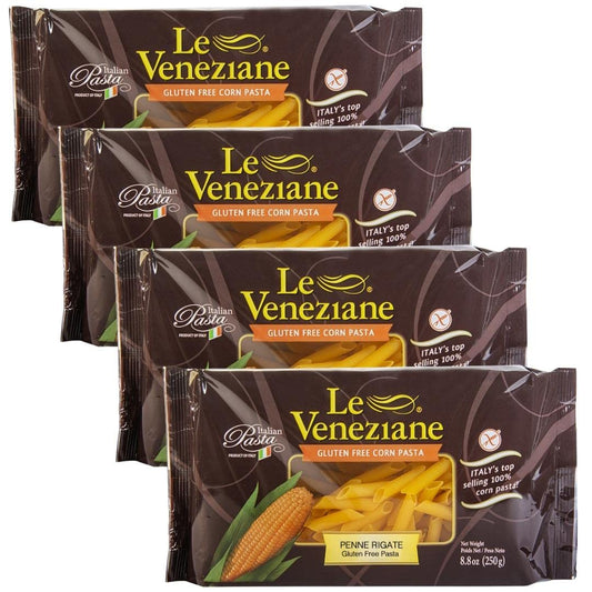 Le-Veneziane---Italian-Penne-Rigate-Pasta-[Gluten-Free],-(4)--oz.-886