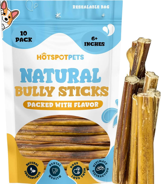 hotspot-pets-Bully-Sticks-6-Inch--10-Pack--Premium-Natural-Long-Bully-492