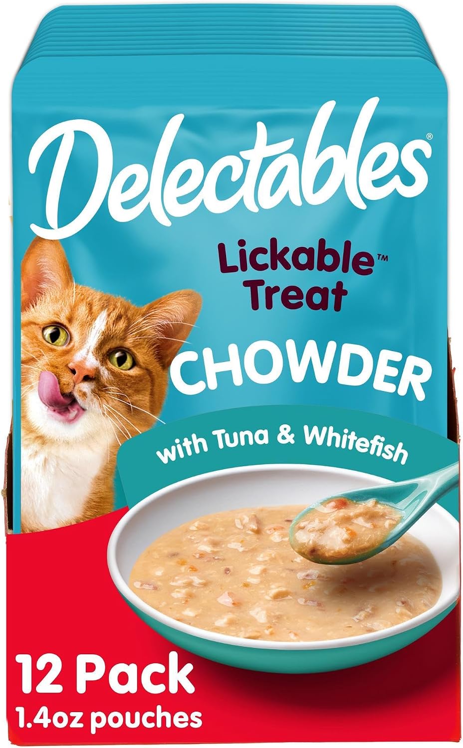 Delectables-Lickable-Treat-Chowder-Wet-Cat-Treat-with-Real-Tuna-&-Whitefish,-Food-Topper,-567