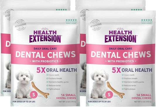 Probiotic-Dental-Bones-for-Dogs,-14-Small-Bones-444