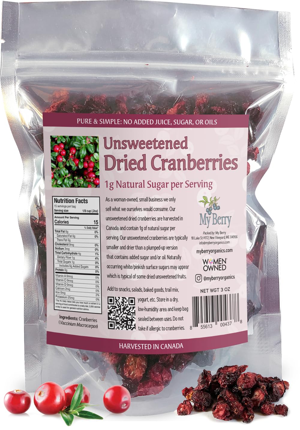 Unsweetened-Dried-Cranberries-by-My-Berry-|-3oz-|-Naturally-Tart:--1g-Natural-Sugar-Serving-132