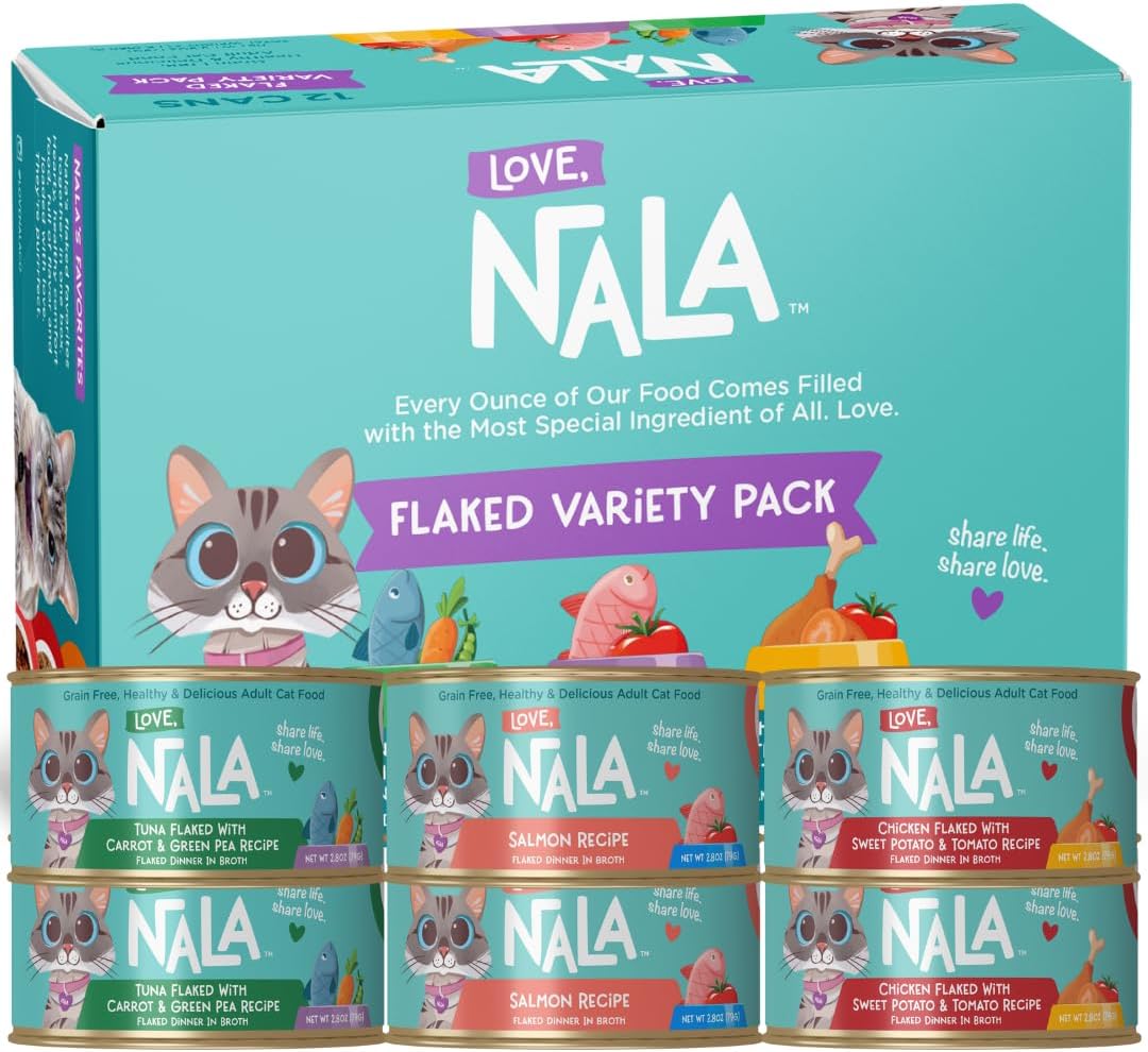 LOVE,-NALA---Natural-Adult-Cat-Wet-Food---FLAKED-Variety---Tuna,--1199