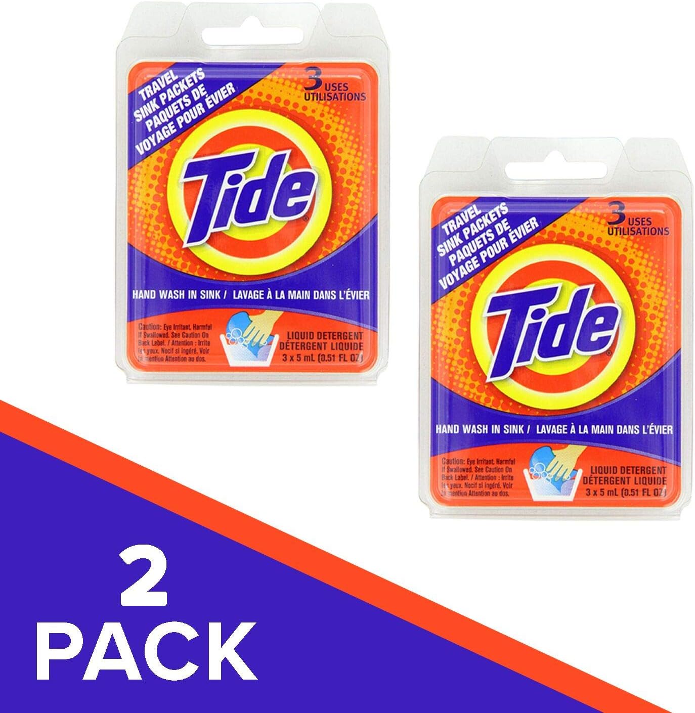 Tide-Travel-Sink-Packets-3ct-Laundry-Detergent-for-Hiking,-RV,-Camping,-Backpacking,-855