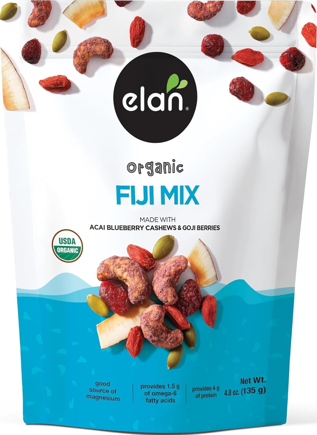 Elan-Organic-Fiji-Mix,-4.8-oz,-Non-GMO,-Gluten-Free,-Vegan,-Kosher,-Dried--Fruits-(Dried-Goji-Dried-1911