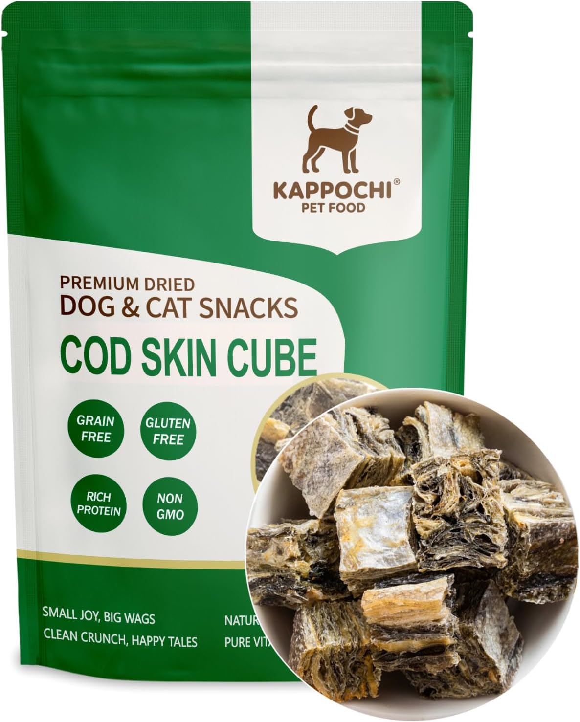 Freeze-Dried-Cod-Skin-Cube-Dog-Treats,-Cat-Treats,-Rich-in-Omega-3,-3.5-Ounce-10