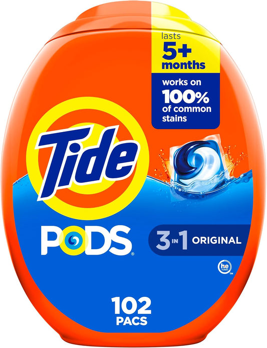 Tide-PODS-laundry-detergent-pacs,-3-in-1-Stain-Remover,-Odor-Fighter,-3688