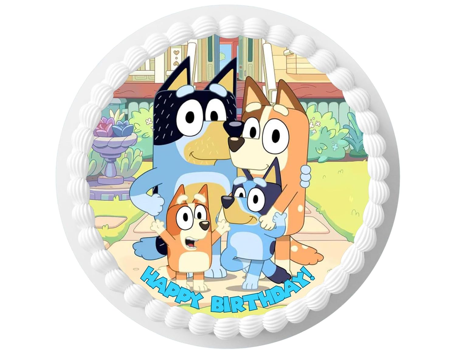 Cake-Topper-Edible-for-Bluey-Birthday-Party-7.5-inch-round-circle-------953