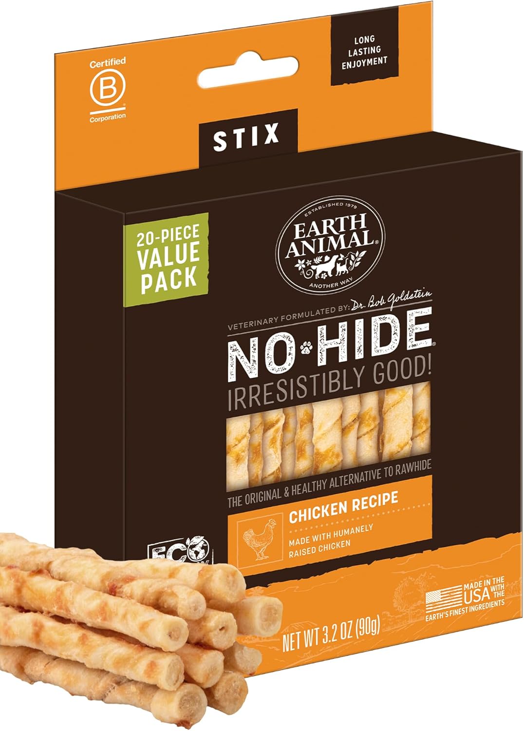 No-Hide-Stix-Chicken-Recipe-Natural-Rawhide-Alternative-Dog-3054