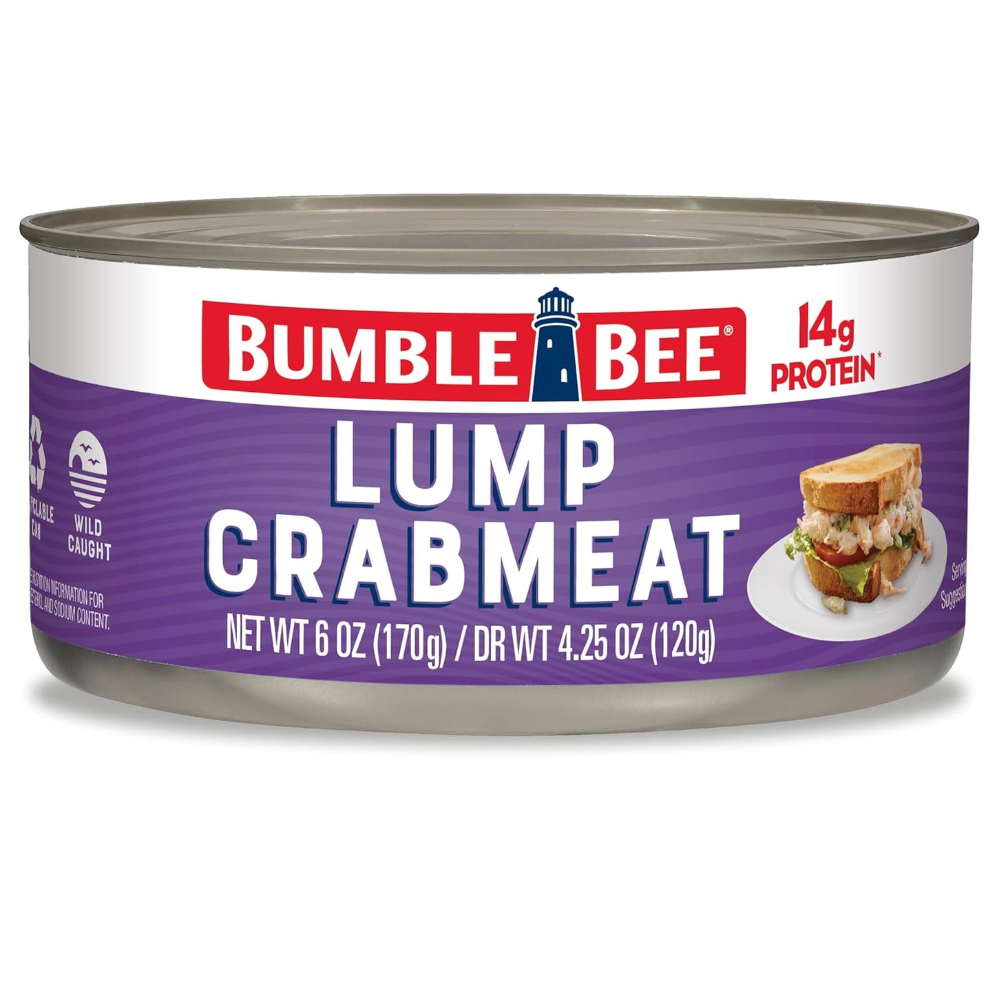 Bumble-Bee-Carne-de-cangrejo-en-trozos-grandes,-lata-de-6-onzas,-oz-1410