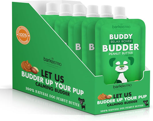 BUDDY-BUDDER-6-Pack-Relax-Rover-Dog-Peanut-Butter-Squeeze-Packs,-Dog-916