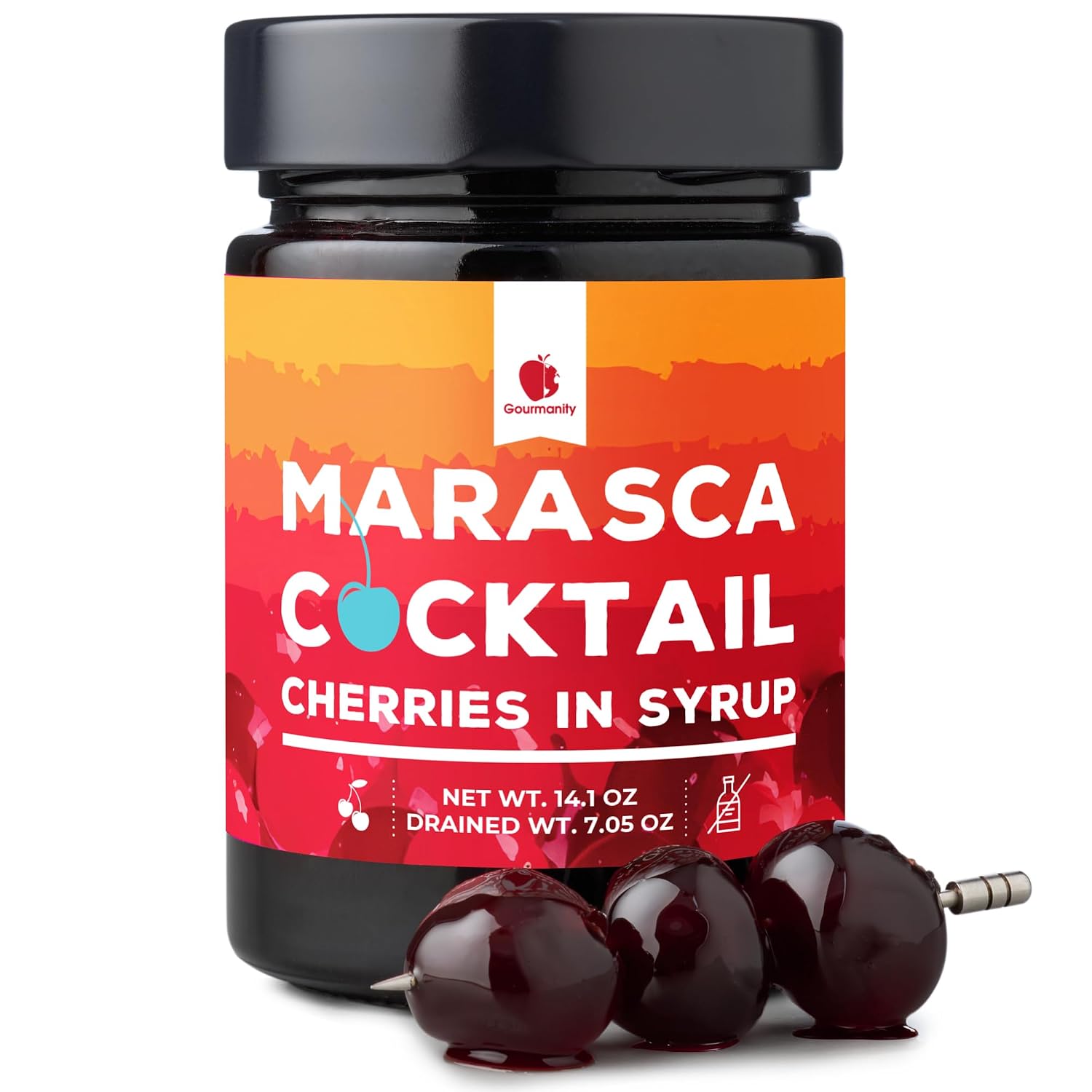Gourmanity-Maraschino-Cherries,-Italian-Marasca-Cocktail-in-Syrup-14.1oz---------168