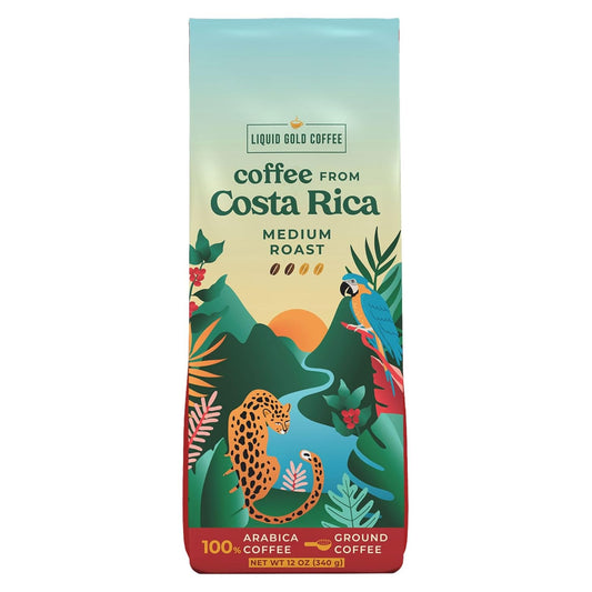 Liquid-Gold-Coffee-from-Costa-Rica,-Medium-Roast-Ground,-1-bag-12-OZ-1533