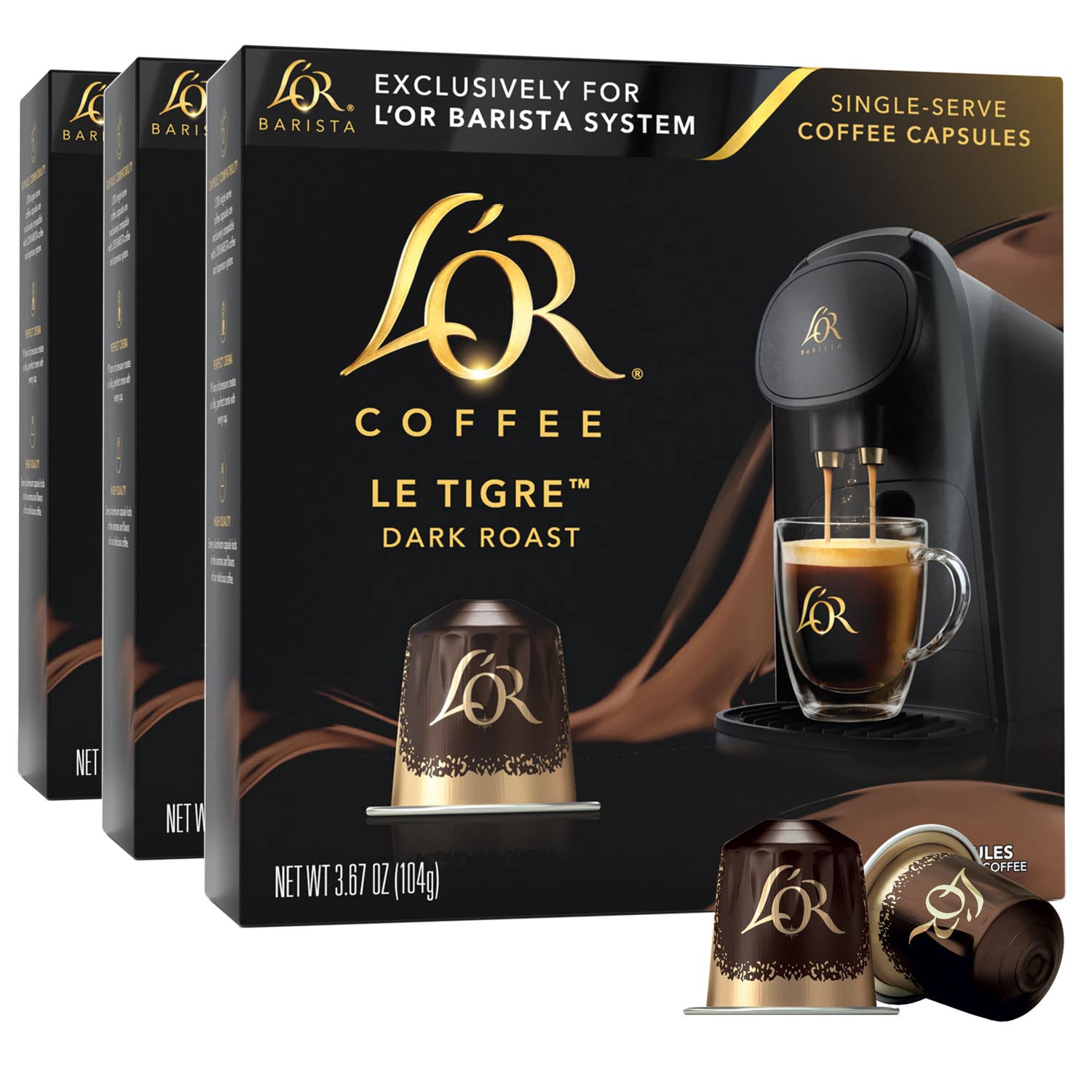 L'OR-Coffee-Pods,-30-Capsules-Le-Tigre-3950