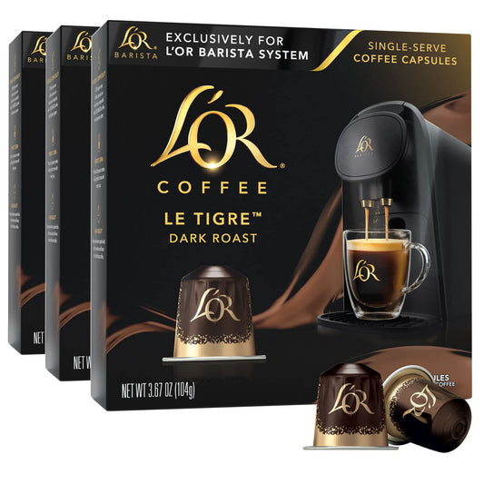 L'OR-Coffee-Pods,-30-Capsules-Le-Tigre-3950