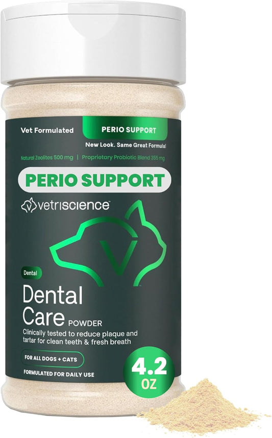 VetriScience-Dental-Care-Powder,-Clinically-Tested-Dental-Supplement-for-All-Dogs-Cats,-651