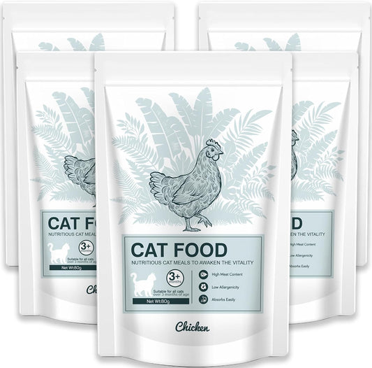 Wet-Cat-Food-Pouches-Lickable-Cat-Treats---Chicken-Recipe-with-Real-Protein,-157