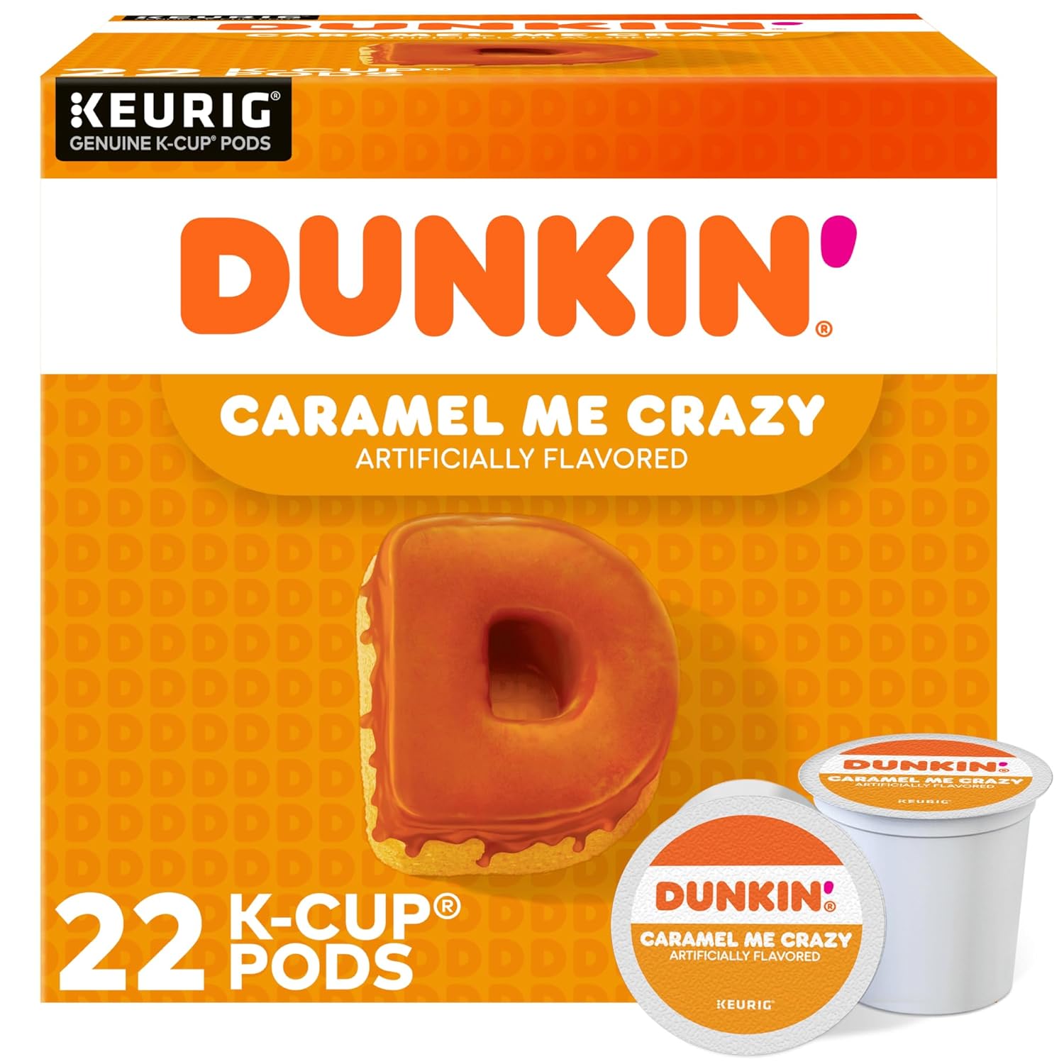 Dunkin'-Bakery-Series-Caramel-Coffee-Cake-Flavored-Coffee,-22-Keurig-K-Cup-Pods---2439