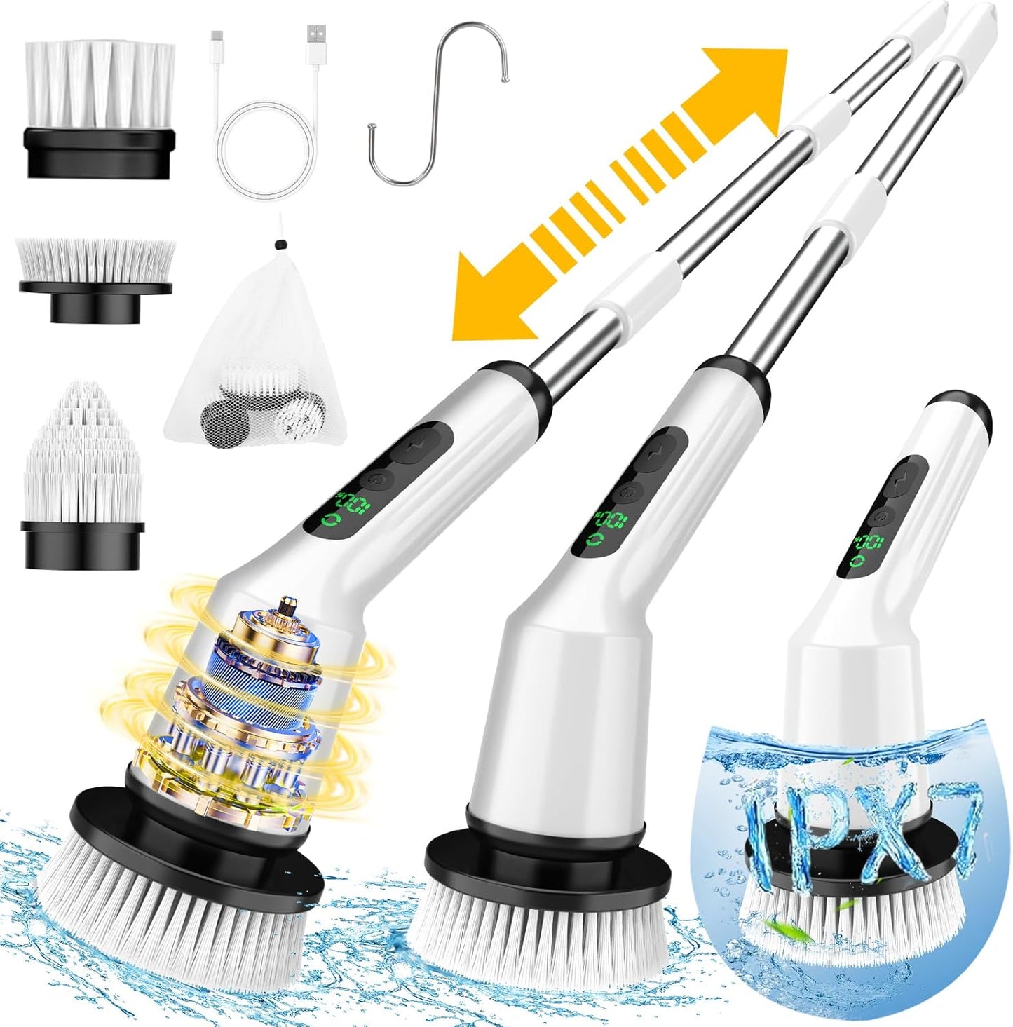 Electric-Spin-Scrubber-for-Cleaning-Bathroom,-Shower-Scrubber-Cordless-Cleaning-5357