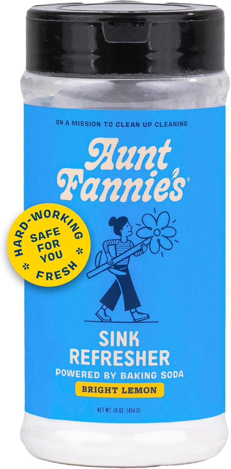 Aunt-Fannie's-Sink-Refresher,-Bright-Lemon-Powder-Scrub-and-Odor-Minimizer-for-Sinks,-Drains-and-405