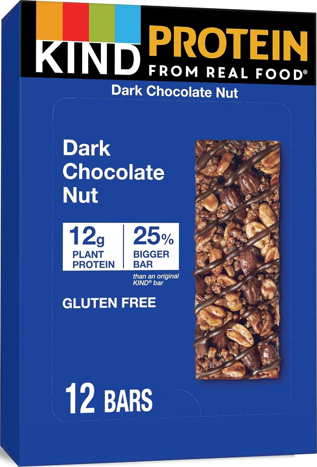 KIND-Protein-Bars,-Dark-Chocolate-Nut,-Gluten-Free,-Healthy-Snacks,-12g--Protein,-12-Count--1321