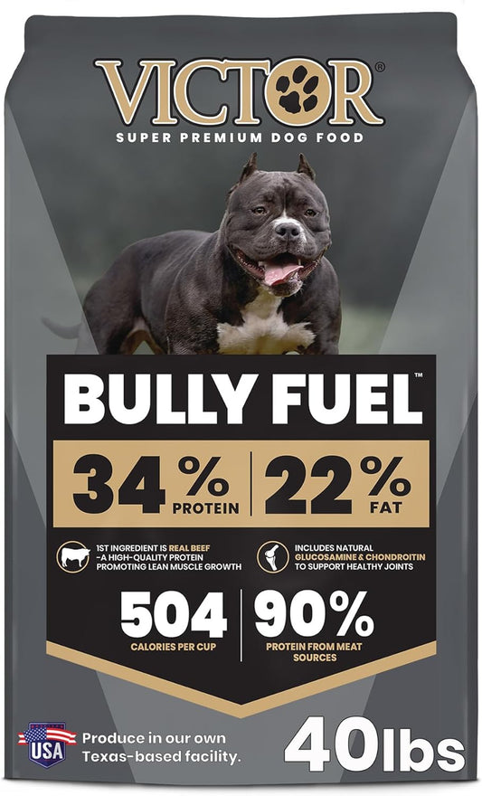 VICTOR-Bully-Fuel-Dry-Dog-Food,-40-lb-–-Real-Beef-First-Ingredient,-1880
