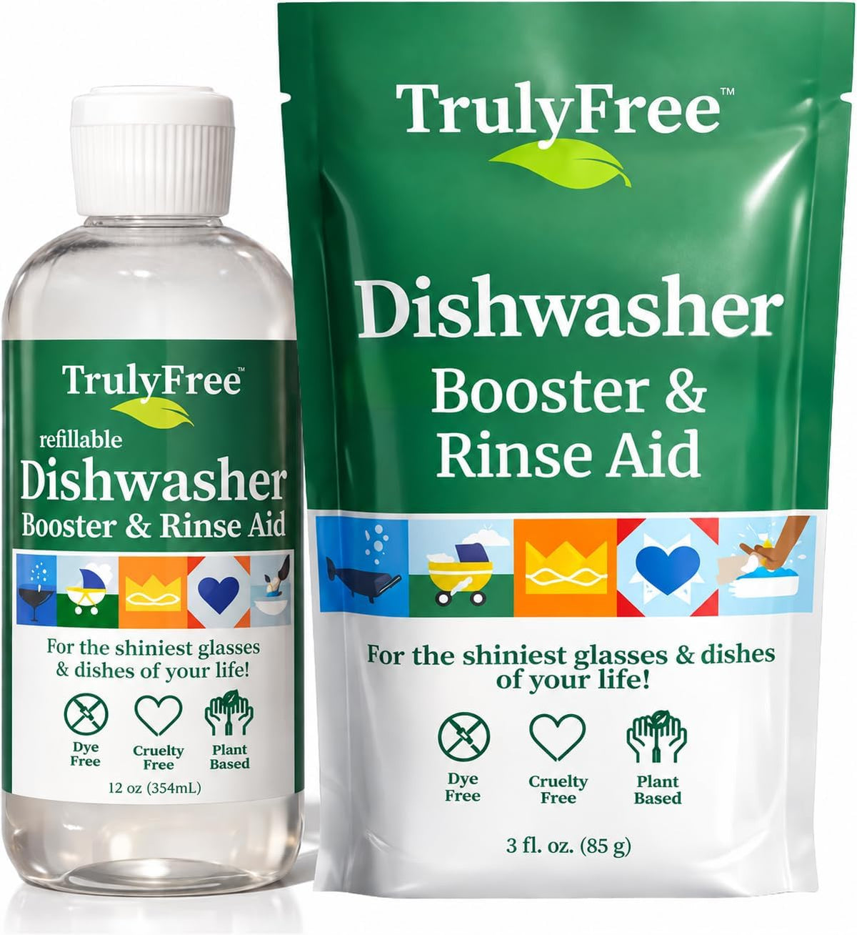 Truly-Free-Dishwasher-Booster-&-Rinse-Aid-Kit---12oz-Bottle-+-232