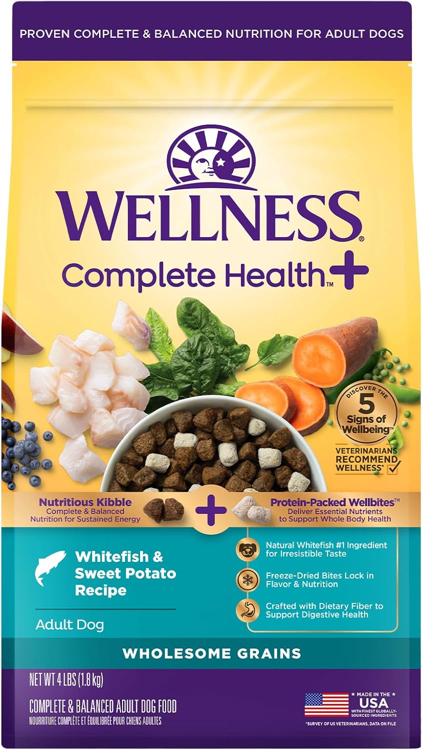 Wellness-Complete-Health+-Dry-Dog-Whitefish-&-Sweet-Potato-Recipe-(4-Pound-Bag)-561