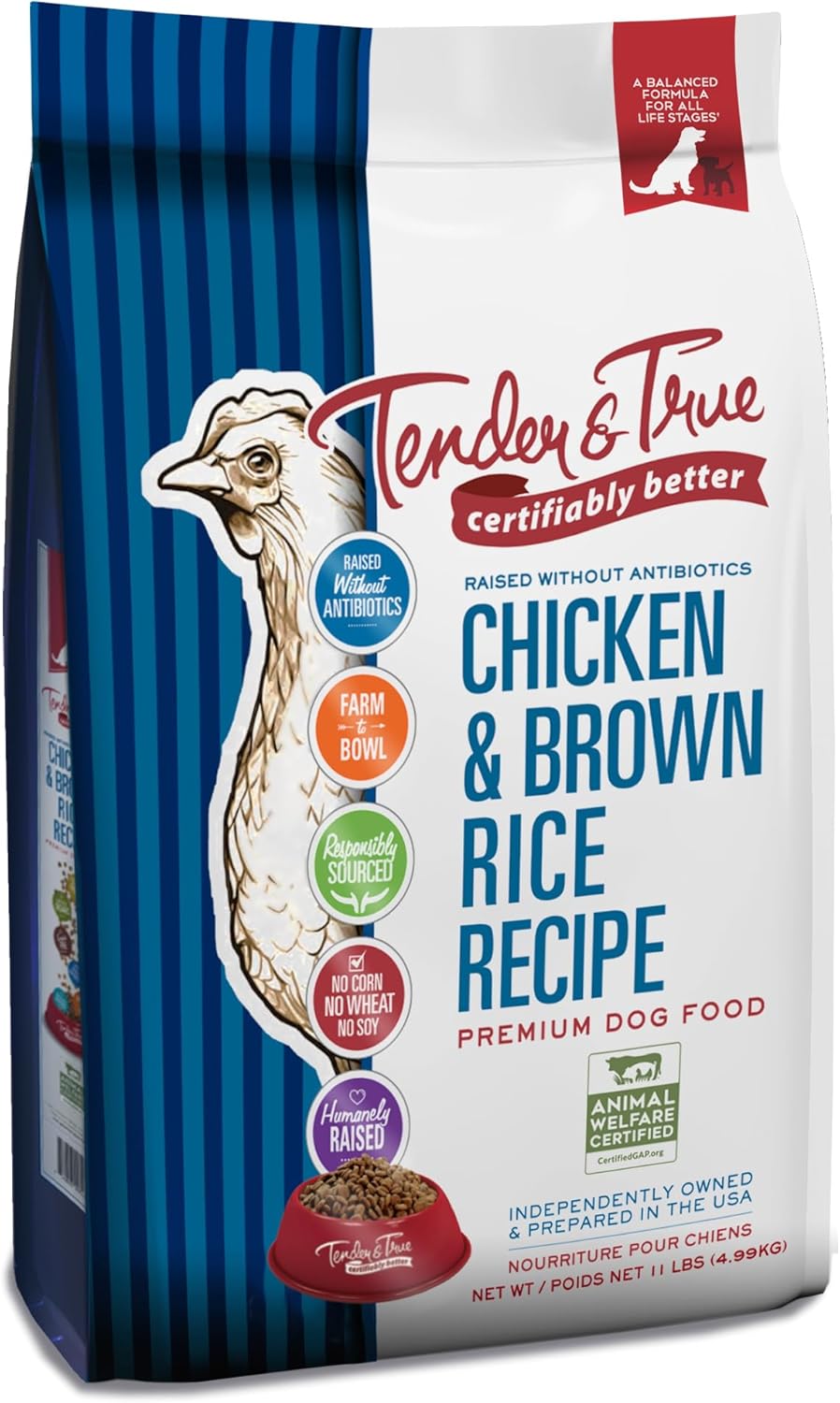 Tender-&-True-Antibiotic-Free-Chicken-&-Brown-Rice-Recipe-Dog-Food,-11-lb-1334