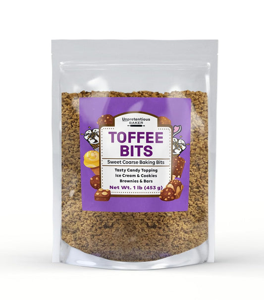 Unpretentious-Toffee-Bits,-1-lb,-Ice-Cream-Topping,-1537