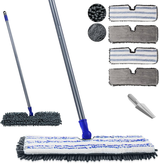 Masthome-Microfiber-Mops-for-Floor-Cleaning,Dust-Mop-with-4-Reusable-1558