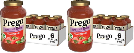 Prego-Traditional-Sensitive-Recipe-Low-FODMAP-Pasta-Sauce,-23.75-Oz-Jar-(Case-653