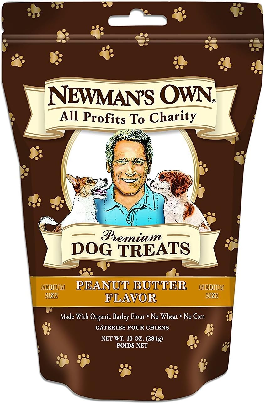 Newman'S-Own-Dog-Biscuits,-Peanut-Butter-Formula---Medium,-10-Oz.-(Pack-6)-1148