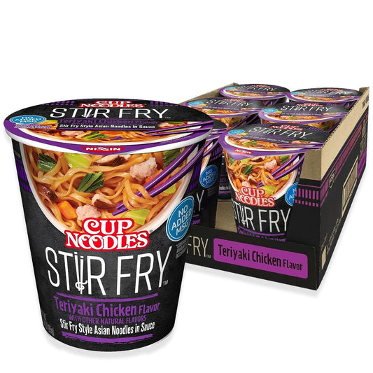 Nissin-Cup-Noodles-Stir-Fry-Noodles-en-salsa,-pollo-Teriyaki,--2.89-566