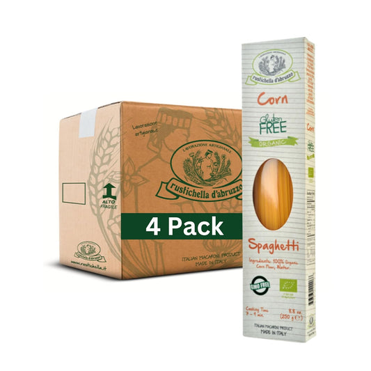 Rustichella-d'Abruzzo-Organic-Corn-Spaghetti-(Pack-of-4),-222