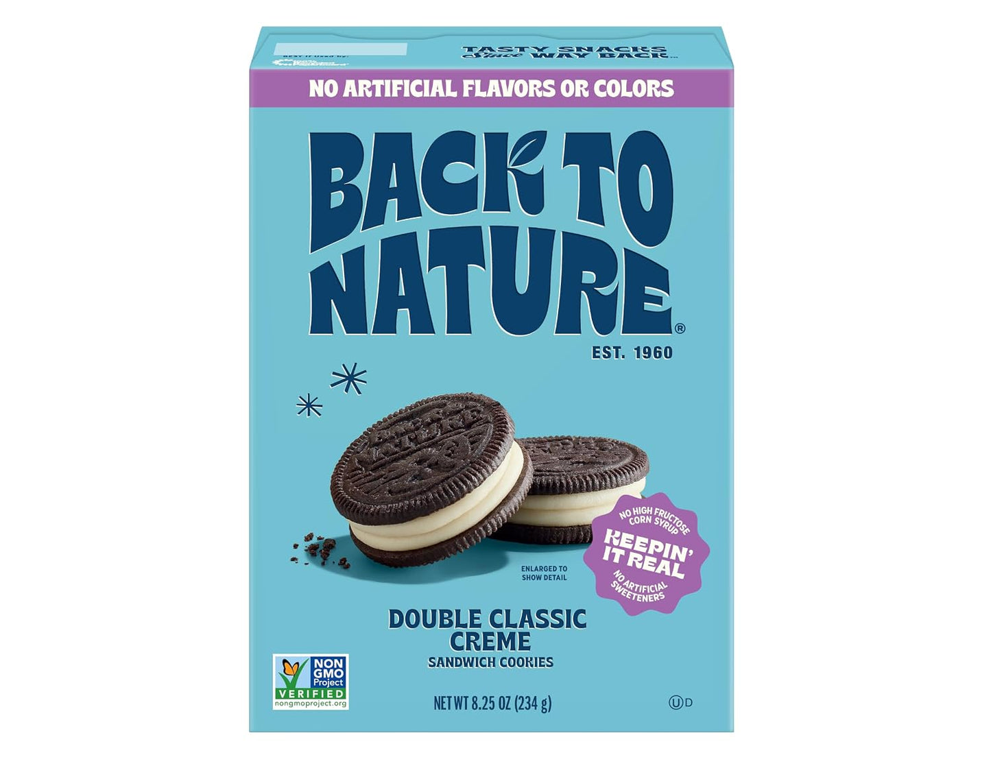 Back-to-Nature-Double-Classic-Creme-Sandwich-Cookies,-Plant-Based-Snack--1pk-|-Kosher,-Dairy-2344