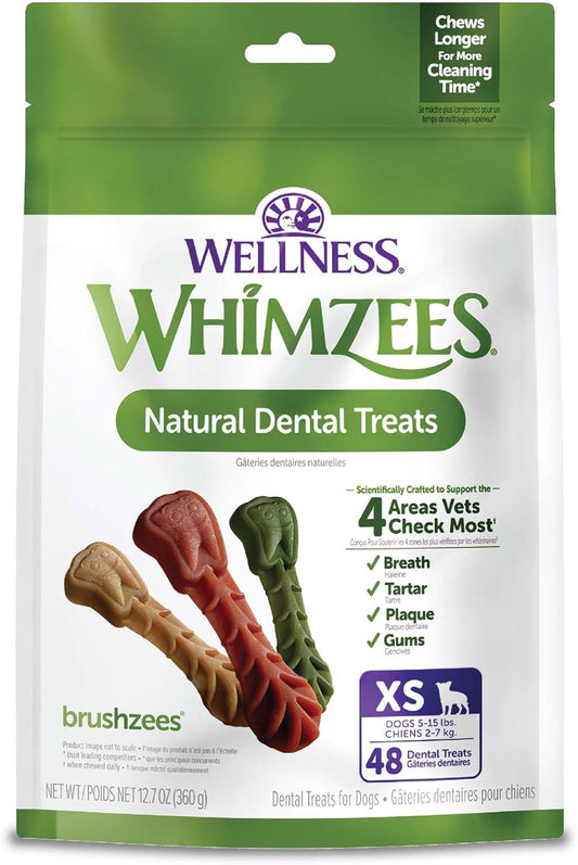 Whimzees-Wellness-Brushzees-Dog-Dental-Treat,-VOHC-Accepted-Chews,-Freshens-Breath,-Size,-2904