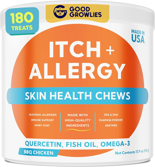 Dog-Allergy-Relief-Chews-—-Anti-Itch-Skin-&-Coat-Supplement:-No-Just-498