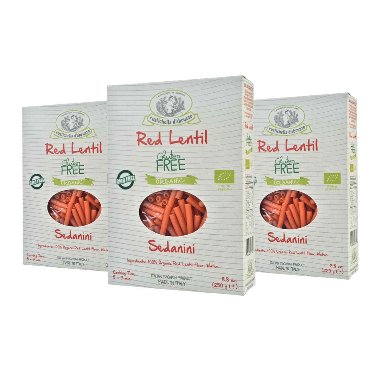 Rustichella-d'Abruzzo-Organic-Red-Lentil-Sedanini,-Gluten-Free-Pasta-Made-1-335