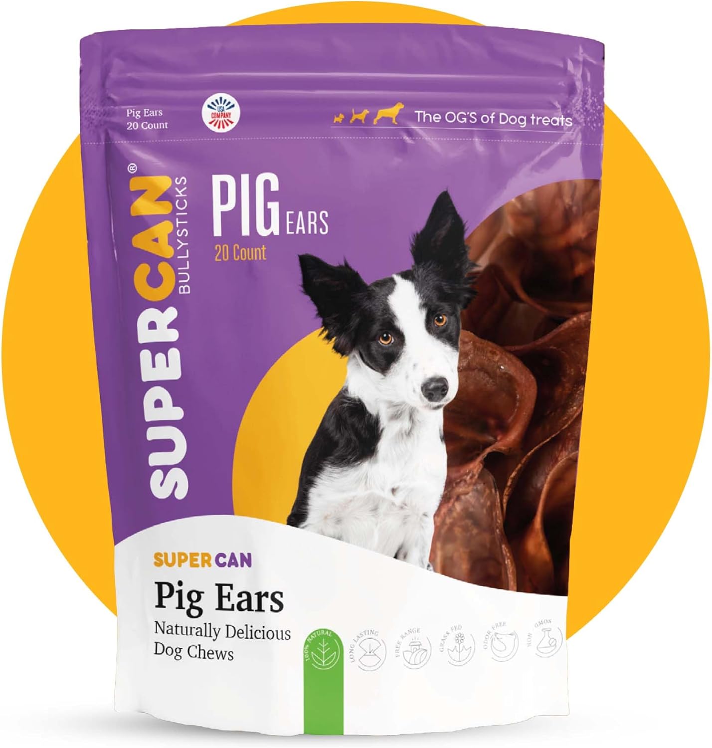 SUPERCAN-BULLYSTICKS-Pig-Ears-for-Dogs-(20-Count)-293