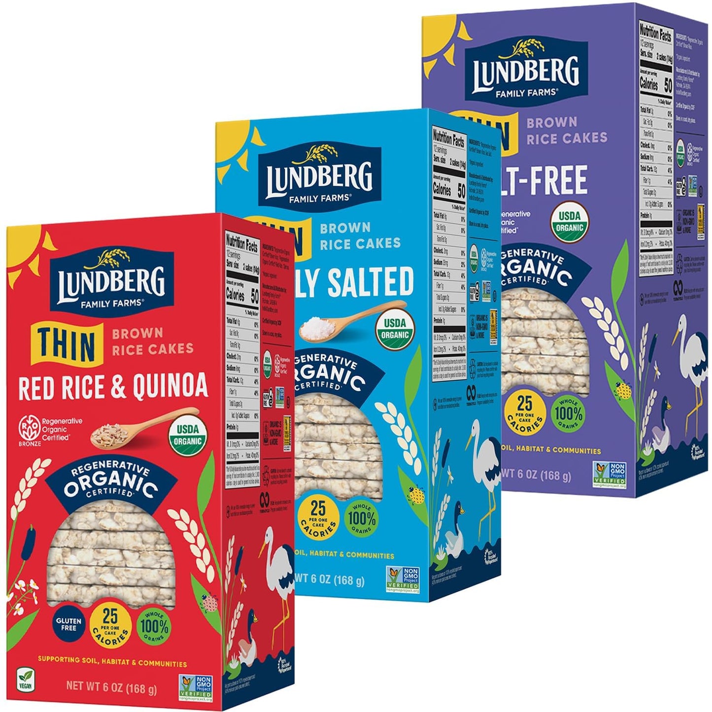 Lundberg-Thin-Brown-Rice-Cakes-Variety-3-Pack-–-Regenerative-Organic-Certified--Lightly-Salted,-Salt-Free,-Red-722