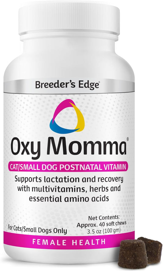 Breeder's-Edge-Oxy-Momma-Soft-Chews,-Postnatal-Vitamin-Supplement-for-Lactating-and-30