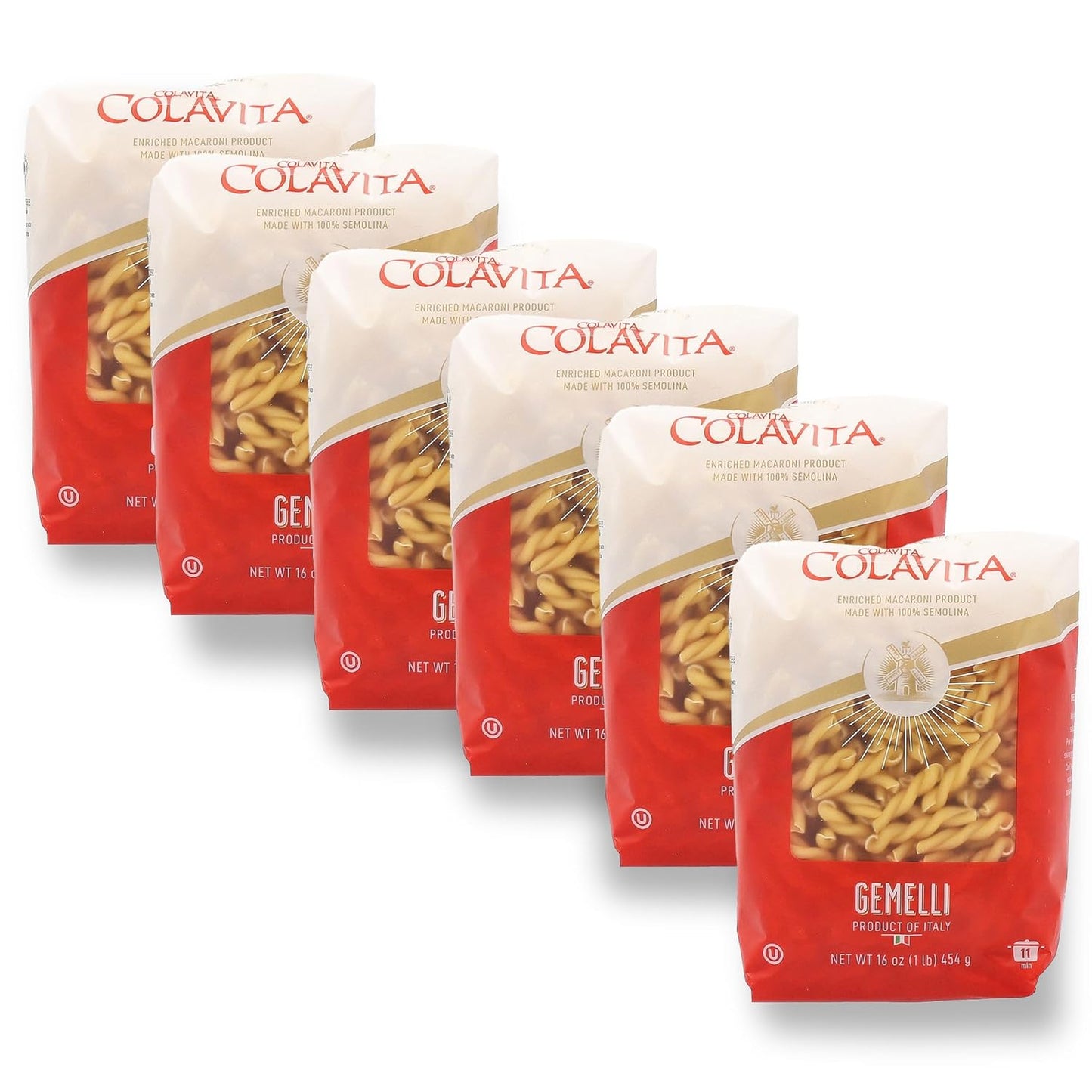 Colavita-Gemelli-(Braids)-Pasta-1lb-–-Pack-of-6-Authentic-855