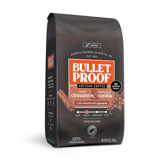 Bulletproof-Cinnamon-&-Vanilla-Flavored-Ground-Coffee,-Medium-Roast,-10-Oz,-Clean-Coffee-2863
